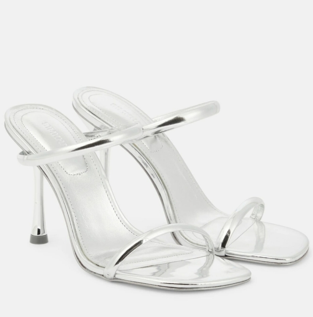 Simkhai Siren metallic leather sandals New 37